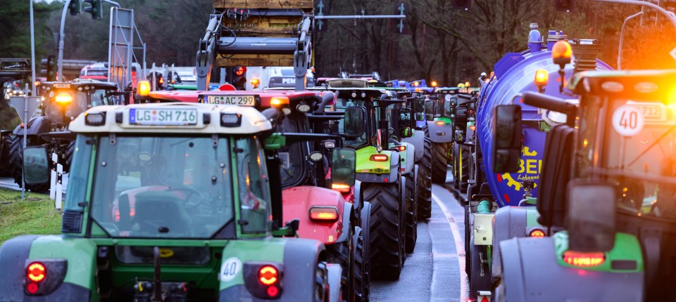 Welches Chaos richten die Landwirte an?